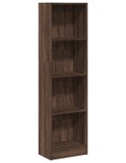 vidaXL Knihovna hnědý dub 40 x 24 x 143 cm kompozitní dřevo