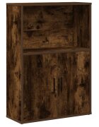 vidaXL Knihovna kouřový dub 60x24x85 cm kompozitní dřevo