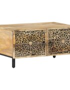 vidaXL Konferenční stolek 80 x 50 x 40 cm masivní mangovníkové dřevo