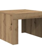 vidaXL Konferenční stolek Artisanový dub 50 x 50 x 35 cm