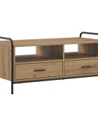 vidaXL Konferenční stolek Dub artisan 995 x 49 x 46 cm