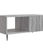 vidaXL Konferenční stolek Šedý Sonoma 90 x 50 x 40 cm Kompozitní dřevo