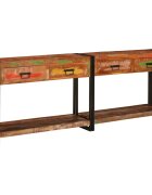vidaXL Konzolové stolky 2 ks Vícebarevný 200 x 33 x 75 cm
