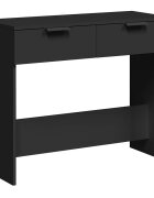 vidaXL Konzolový stolek černý 90 x 36 x 75 cm kompozitní dřevo
