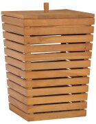 vidaXL Koš na prádlo 30 x 30 x 45 cm masivní teakové dřevo