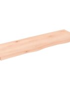 vidaXL Koupelnová deska 100x30x(2-4) cm neošetřené masivní dřevo