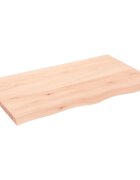 vidaXL Koupelnová deska 100x60x(2-4) cm neošetřené masivní dřevo