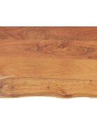 vidaXL Koupelnová deska 110x60x25 cm obdélník masivní akáciové dřevo