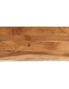 vidaXL Koupelnová deska 140x60x25 cm obdélník masivní akáciové dřevo
