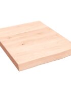 vidaXL Koupelnová deska 40x50x(2-4) cm neošetřené masivní dřevo
