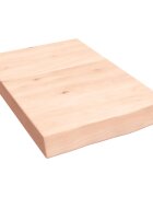 vidaXL Koupelnová deska 40x60x(2-6) cm neošetřené masivní dřevo