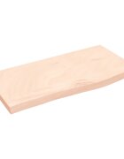 vidaXL Koupelnová deska 60x30x(2-4) cm neošetřené masivní dřevo