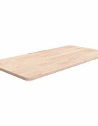 vidaXL Koupelnová deska 80 x 40 x 15 cm neošetřené masivní dřevo