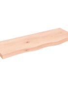 vidaXL Koupelnová deska 80x30x(2-4) cm neošetřené masivní dřevo