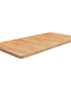 vidaXL Koupelnová deska světle hnědá 100x50x25 cm ošetřený masiv