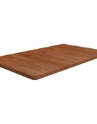 vidaXL Koupelnová deska tmavě hnědá 100x60x25 cm ošetřený masiv