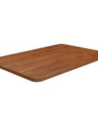 vidaXL Koupelnová deska tmavě hnědá 60 x 40 x 15 cm ošetřený masiv