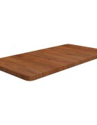 vidaXL Koupelnová deska tmavě hnědá 80x40x25 cm ošetřený masiv