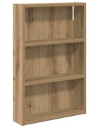 vidaXL Koupelnová nástěnná skříňka Dub artisan 40 x 10 x 605 cm