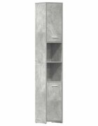 vidaXL Koupelnová skříňka betonově šedá 30 x 30 x 1835 cm kompozit
