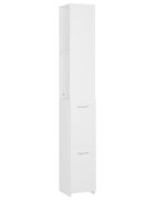 vidaXL Koupelnová skříňka bílá 25x265x170 cm kompozitní dřevo