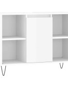 vidaXL Koupelnová skříňka lesklá bílá 80 x 33 x 60 cm kompozitní dřevo