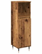 vidaXL Koupelnová skříňka old wood 30 x 30 x 100 cm kompozitní dřevo