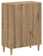 vidaXL Koupelnová úložná skříň ARNHEM Dub artisan 595 x 31 x 80 cm