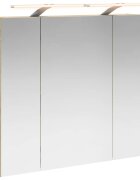 vidaXL Koupelnová zrcadlová skříň Sonoma dub 80 x 14.5 x 70 cm