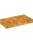 vidaXL Koupelnové předložky Přírodní 55 x 80 cm Masivní akátové dřevo