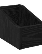 vidaXL Krabice na LP desky Černý dub 18 x 32 x 18 cm Kompozitní dřevo
