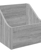 vidaXL Krabice na LP desky Šedý Sonoma 37 x 33 x 32 cm