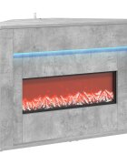 vidaXL Krb s LED páskem Betonově šedá 95 x 425 x 60 cm