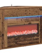 vidaXL Krb s LED páskem Staré dřevo 95 x 425 x 60 cm Kompozitní dřevo