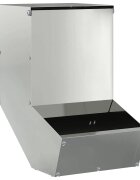 vidaXL Krmítko pro králíky Stříbrná 175 x 26 x 285 cm 15 kg