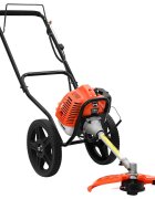 vidaXL Křovinořez s koly Oranžový 52 cm3 145 kW