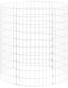 vidaXL Kruhový gabionový sloupek pozinkovaná ocel Ø 100 x 100 cm