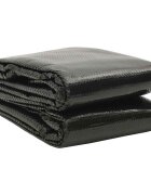 vidaXL Kryt na bazén černý 600 x 300 cm PE