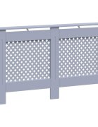 vidaXL Kryt na radiátor antracitový 152 x 19 x 815 cm MDF