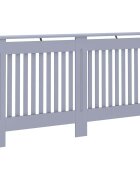 vidaXL Kryt na radiátor antracitový 152 x 19 x 815 cm MDF
