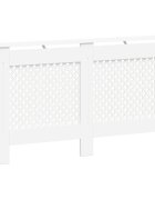vidaXL Kryt na radiátor bílý 152x19x815 cm MDF