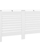 vidaXL Kryt na radiátor bílý 152x19x815 cm MDF