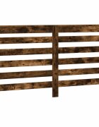 vidaXL Kryt na radiátor kouřový dub 149 x 20 x 82 cm kompozitní dřevo