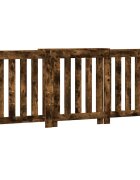 vidaXL Kryt na radiátor kouřový dub 205x215x835 cm kompozitní dřevo