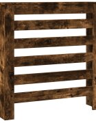 vidaXL Kryt na radiátor kouřový dub 78 x 20 x 82 cm kompozitní dřevo
