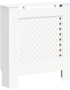 vidaXL Kryt na radiátor MDF bílý 78 cm