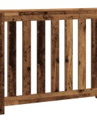 vidaXL Kryt na radiátor old wood 104 x 20 x 82 cm kompozitní dřevo