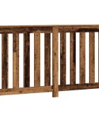 vidaXL Kryt na radiátor old wood 149 x 20 x 82 cm kompozitní dřevo