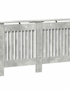 vidaXL Kryt radiátoru Betonově šedá 152 x 19 x 815 cm