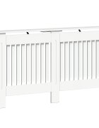 vidaXL Kryt radiátoru Bílá s vysokým leskem 152 x 19 x 815 cm